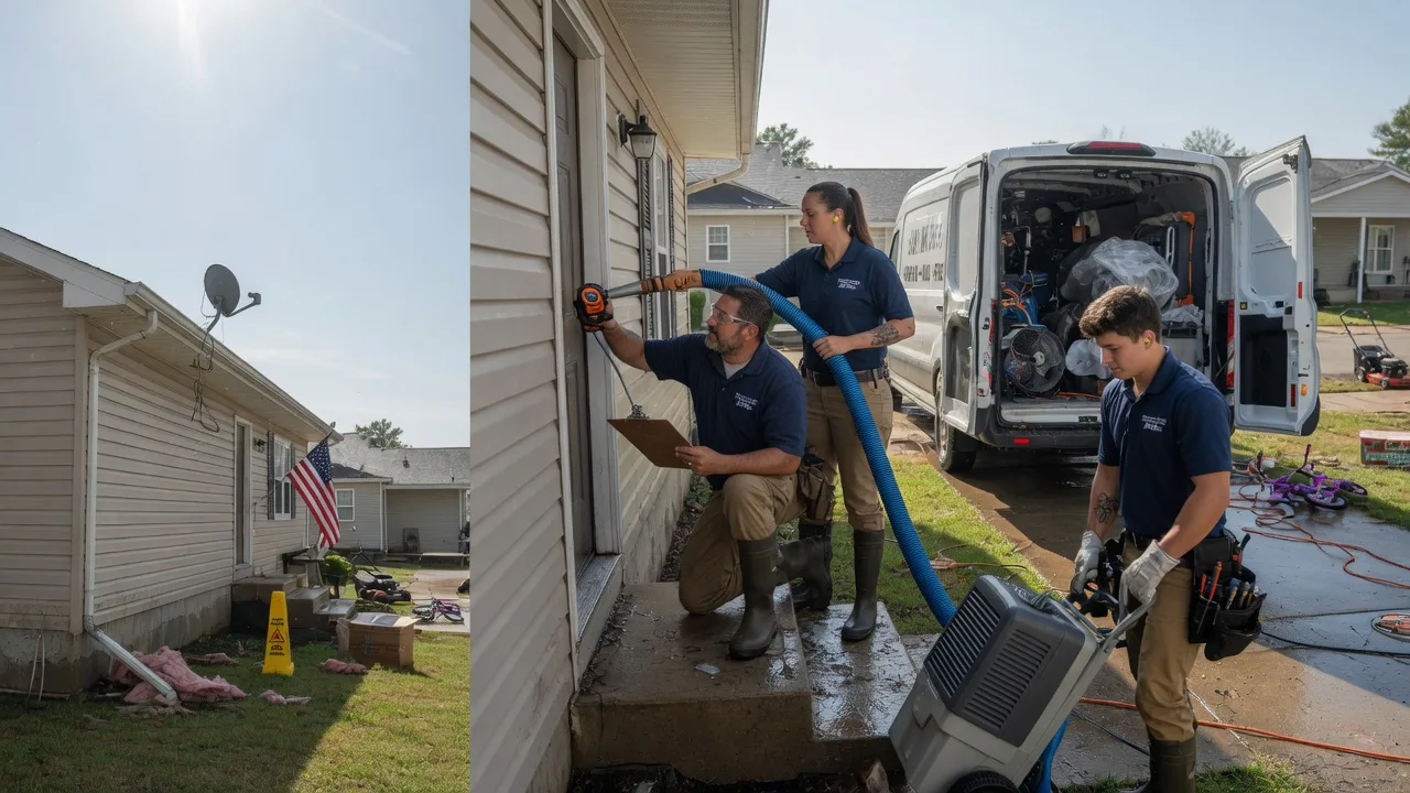 Ceiling Water Damage Restoration in Woonsocket, SD near me
